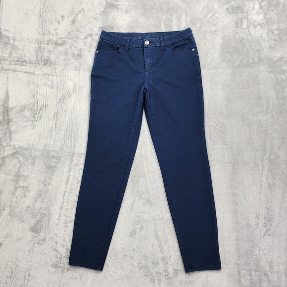 Style & Co. Denim - Style & Co Jeans Womens 8 Blue‎ Mid Rise Skinny Slim Ankle Stretch Denim Casual